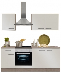 Optifit Küchenzeile mit E-Geräte »Arta«, Breite 210 cm, beige