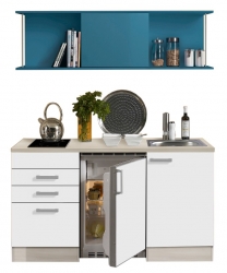 OPTIFIT Singleküche »Mini«, Breite 150 cm Blau »Genf«