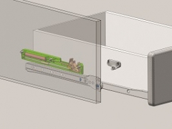 OPTIFIT Apothekerschrank »Lagos«, weiß Seidenglanz, Breite 30 cm