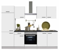 Optifit Küchenzeile mit E-Geräte »Oslo«, Breite 270 cm, weiß