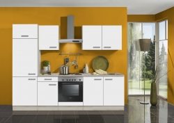 Optifit Küchenzeile ohne E-Geräte »Genf«, Breite 270 cm, weiß