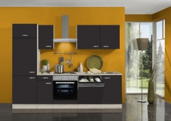 Optifit Küchenzeile ohne E-Geräte »Faro«, Breite 270 cm, grau