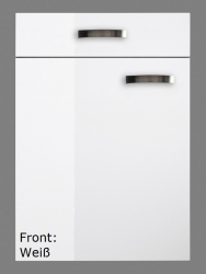 OPTIFIT Maxi-Kühlumbauschrank »Lagos«, weiß Seidenglanz, Breite 60 cm